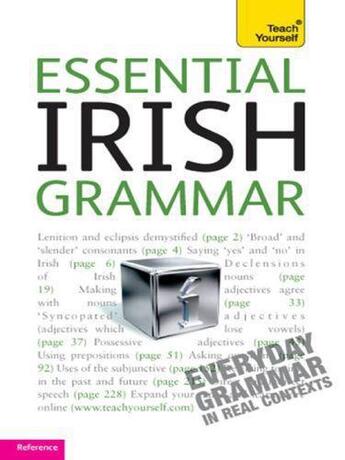 Couverture du livre « Essential Irish Grammar: Teach Yourself » de A' Donaill Eamonn aux éditions Hodder Education Digital