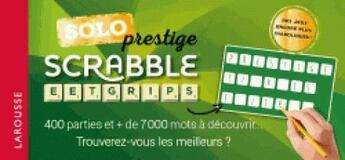 Couverture du livre « Scrabble solo prestige » de  aux éditions Larousse