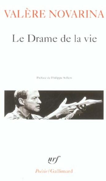 Couverture du livre « Le drame de la vie » de Valere Novarina aux éditions Gallimard