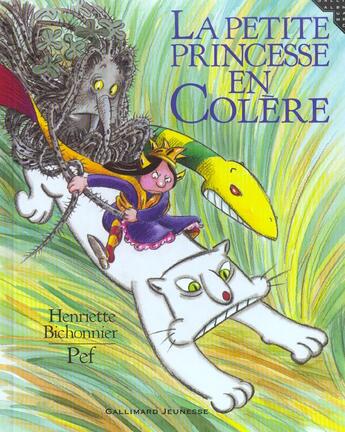 Couverture du livre « La petite princesse en colere » de Bichonnier/Pef aux éditions Gallimard-jeunesse