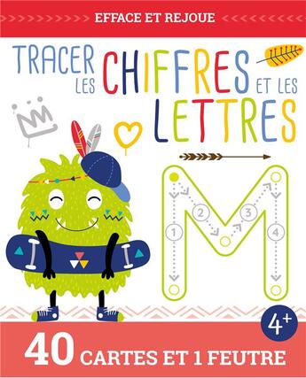 Couverture du livre « Tracer les chiffres et les lettres » de Idees Book Creations aux éditions 1 2 3 Soleil