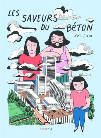 Couverture du livre « Les saveurs du béton » de Kei Lam aux éditions Steinkis