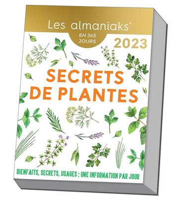 Couverture du livre « Secrets de plantes (édition 2023) » de Denis Richard aux éditions Editions 365