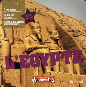 Couverture du livre « L'Egypte ; coffret » de  aux éditions Grund