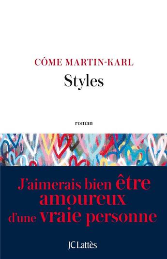 Couverture du livre « Styles » de Come Martin-Karl aux éditions Lattes