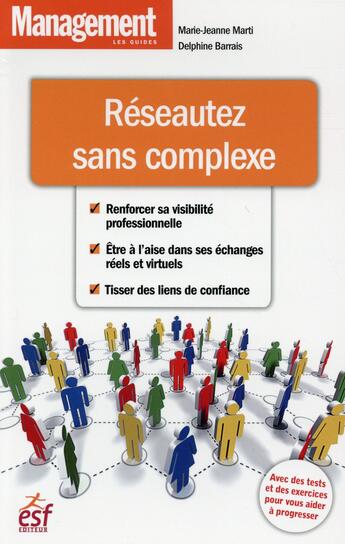 Couverture du livre « Reseautez sans complexe » de Gresy/Barrais aux éditions Esf Prisma