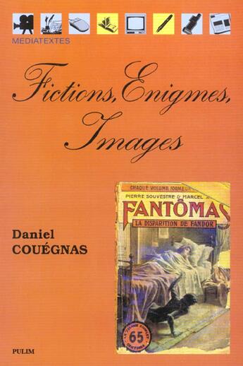 Couverture du livre « Fictions, énigmes, images » de Daniel Couégnas aux éditions Pu De Limoges