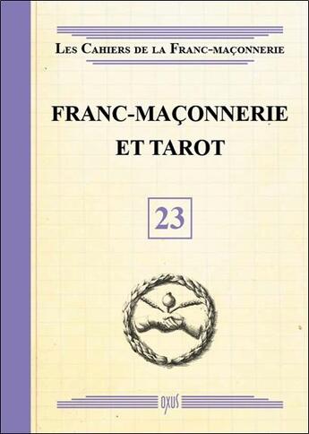 Couverture du livre « Franc-maçonnerie et tarot » de  aux éditions Oxus