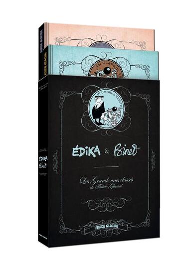 Couverture du livre « Les grands crus classés de Fluide Glacial : coffret : Edika & Binet » de Edika et Christian Binet aux éditions Fluide Glacial