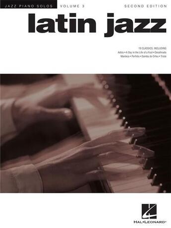 Couverture du livre « Latin jazz - jazz piano solos series - volume 3 » de Divers Auteurs aux éditions Hal Leonard