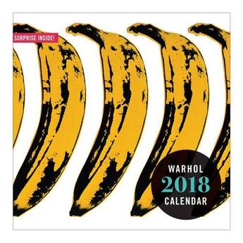 Couverture du livre « Andy Warhol ; wall calendar (édition 2018) » de Andy Warhol aux éditions Galison