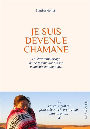 Couverture du livre « Moi, sandra T, chamane » de Shamandra aux éditions Larousse