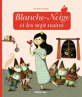 Couverture du livre « Blanche-Neige et les sept nains » de Jacob Grimm et Wilhelm Grimm aux éditions Lito