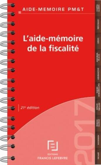 Couverture du livre « Aide-mémoire fiscalité des particuliers » de  aux éditions Lefebvre