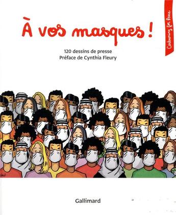 Couverture du livre « À vos masques ! 120 dessins de presse » de  aux éditions Gallimard-loisirs