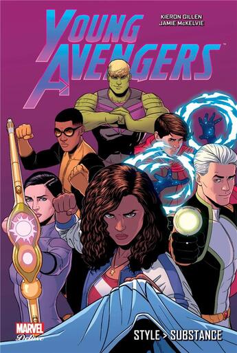 Couverture du livre « Young Avengers : style > substance » de Kieron Gillen et Jamie Mckelvie et Collectif aux éditions Panini