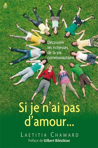 Couverture du livre « Si je n'ai pas d'amour » de Laetitia Chamard aux éditions Farel