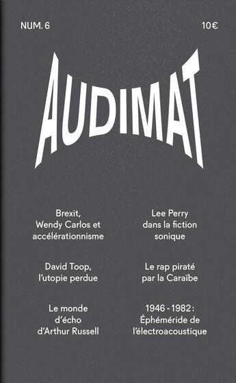 Couverture du livre « Audimat - Revue n°6 » de  aux éditions Editions Presentes