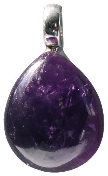 Couverture du livre « Pendentif amethyste forme bombee » de  aux éditions Dg-exodif