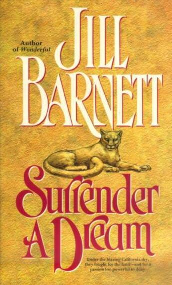 Couverture du livre « Surrender a Dream » de Barnett Jill aux éditions Pocket Books