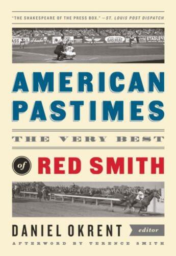 Couverture du livre « American Pastimes: The Very Best of Red Smith (The Library of America) » de Smith Red aux éditions Library Of America