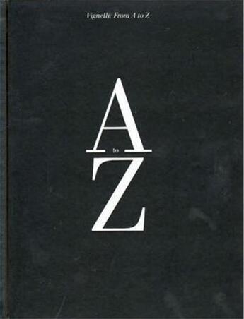 Couverture du livre « Vignelli from a-z » de  aux éditions Images Publishing