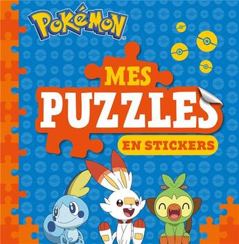 Couverture du livre « Pokémon - Mes puzzles en stickers : Puzzles en stickers NEW » de Pokemon Company The aux éditions Hachette Jeunesse