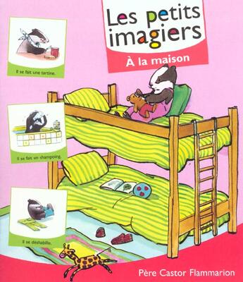 Couverture du livre « La maison (a) - petits imagiers » de Anne Fronsacq aux éditions Pere Castor