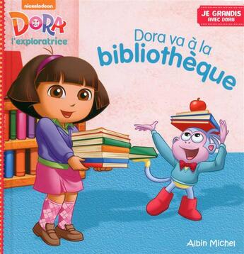 Couverture du livre « Dora va à la bibliothèque » de  aux éditions Albin Michel