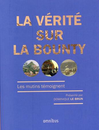 Couverture du livre « La vérité sur la Bounty » de Dominique Lebrun aux éditions Omnibus