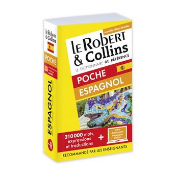 Couverture du livre « LE ROBERT & COLLINS ; POCHE ; dictionnaire espagnol » de  aux éditions Le Robert