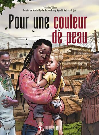 Couverture du livre « Pour une couleur de peau » de Christophe Ngalle Edimo et Martini Ngola et Joseph Danny Nyembi et Nathanel Ejob aux éditions L'harmattan Bd