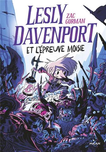 Couverture du livre « Lesly Davenport t.2 : Lesly Davenport et l'épreuve moisie » de Zac Gorman aux éditions Milan