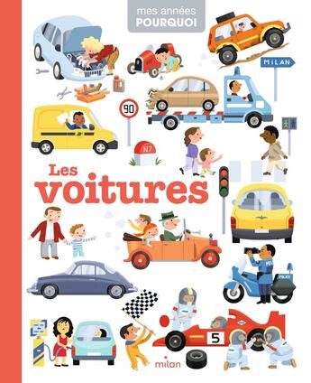 Couverture du livre « Les voitures » de Aurelie Sarrazin aux éditions Milan