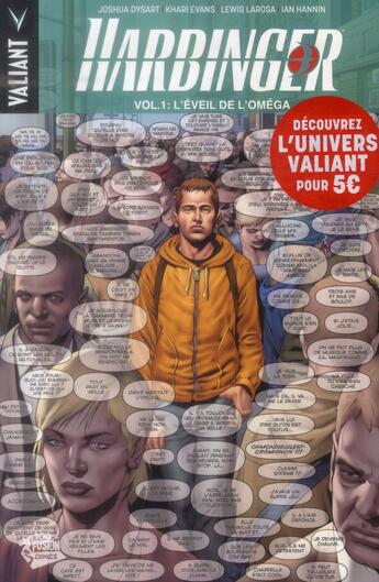 Couverture du livre « Harbinger t.1 : l'éveil de l'oméga » de Joshua Dysart et Collectif aux éditions Panini