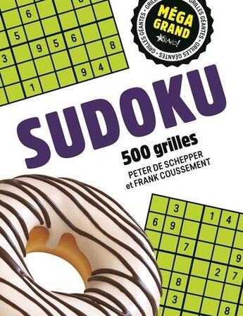 Couverture du livre « Sudoku méga grand » de Peter De Schepper aux éditions Bravo