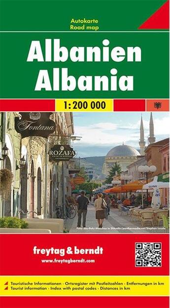 Couverture du livre « **Albanie** » de  aux éditions Freytag Und Berndt