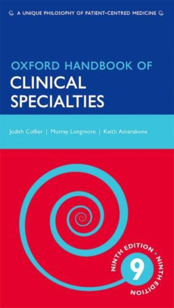 Couverture du livre « Oxford Handbook of Clinical Specialties » de Amarakone Keith aux éditions Oup Oxford