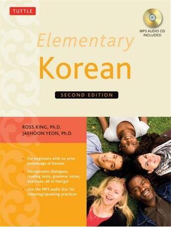 Couverture du livre « Elementary korean 2nd edition » de Ross King aux éditions Tuttle