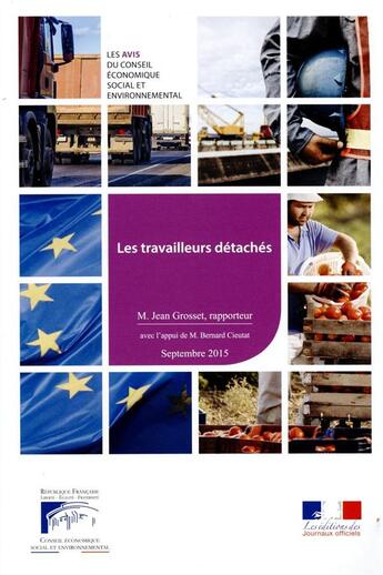 Couverture du livre « Les travailleurs détachés » de  aux éditions Documentation Francaise