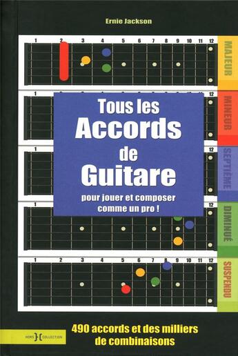 Couverture du livre « Tous les accords de guitare » de Ernie Jackson aux éditions Hors Collection