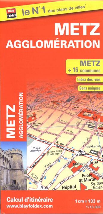 Couverture du livre « Metz agglomération » de  aux éditions Blay Foldex