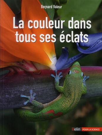 Couverture du livre « La couleur dans tous ses éclats » de Bernard Valeur aux éditions Belin