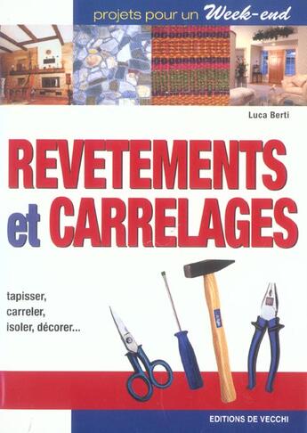 Couverture du livre « Revetements et carrelages » de Luca Berti aux éditions De Vecchi