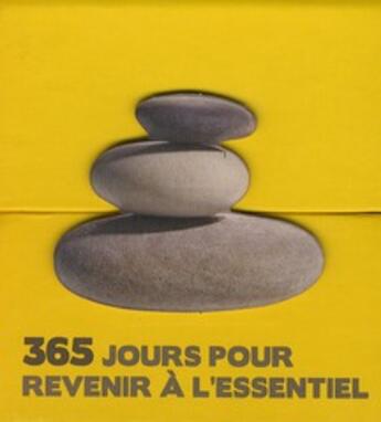Couverture du livre « 365 jours pour revenir à l'essentiel » de Collectif aux éditions Play Bac