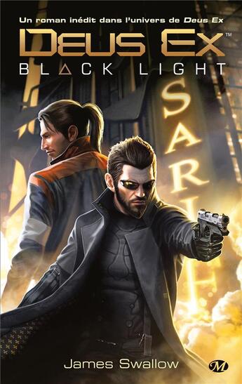 Couverture du livre « Deus ex ; black light » de James Swallow aux éditions Bragelonne