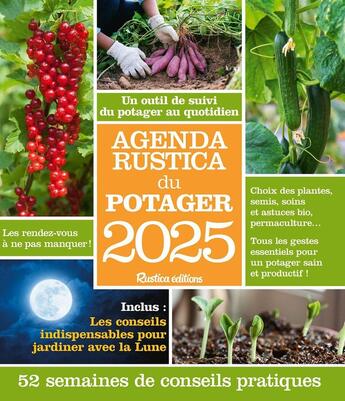 Couverture du livre « Le rustica du potager (édition 2025) » de Robert Elger aux éditions Rustica