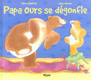 Couverture du livre « Papa ours se degonfle » de Gaby H aux éditions Mijade