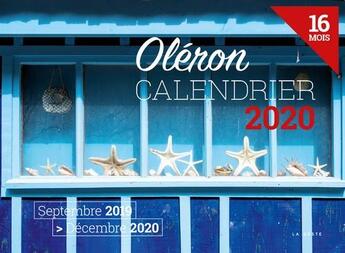 Couverture du livre « Calendrier 2020 ; Oléron » de Yann Werdefroy aux éditions Geste