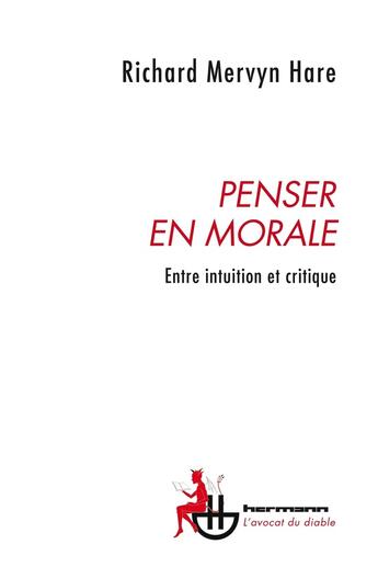 Couverture du livre « Penser en morale » de Richard Mervyn Hare aux éditions Hermann